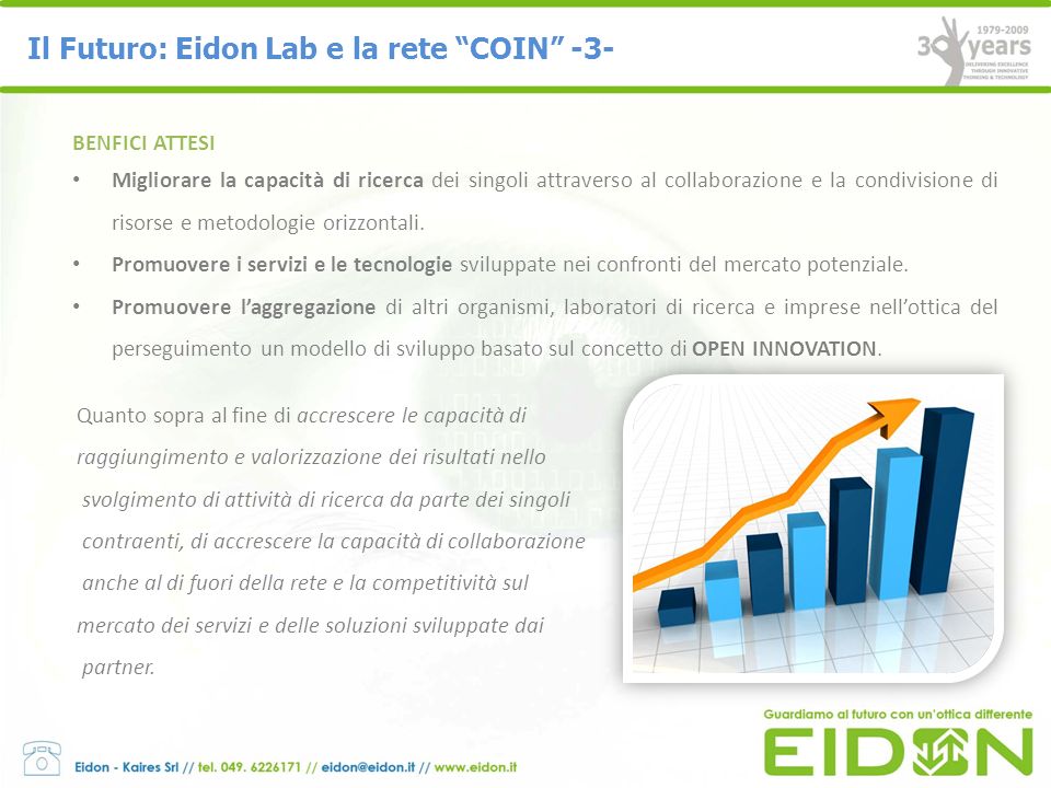 Il Futuro: Eidon Lab e la rete COIN -3-