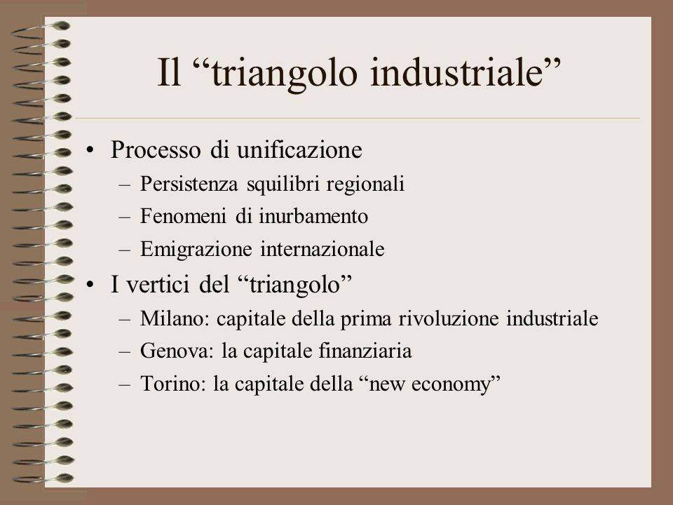 Il triangolo industriale