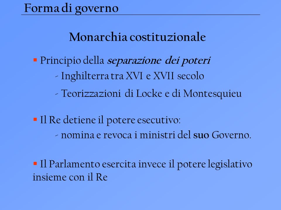 Monarchia costituzionale