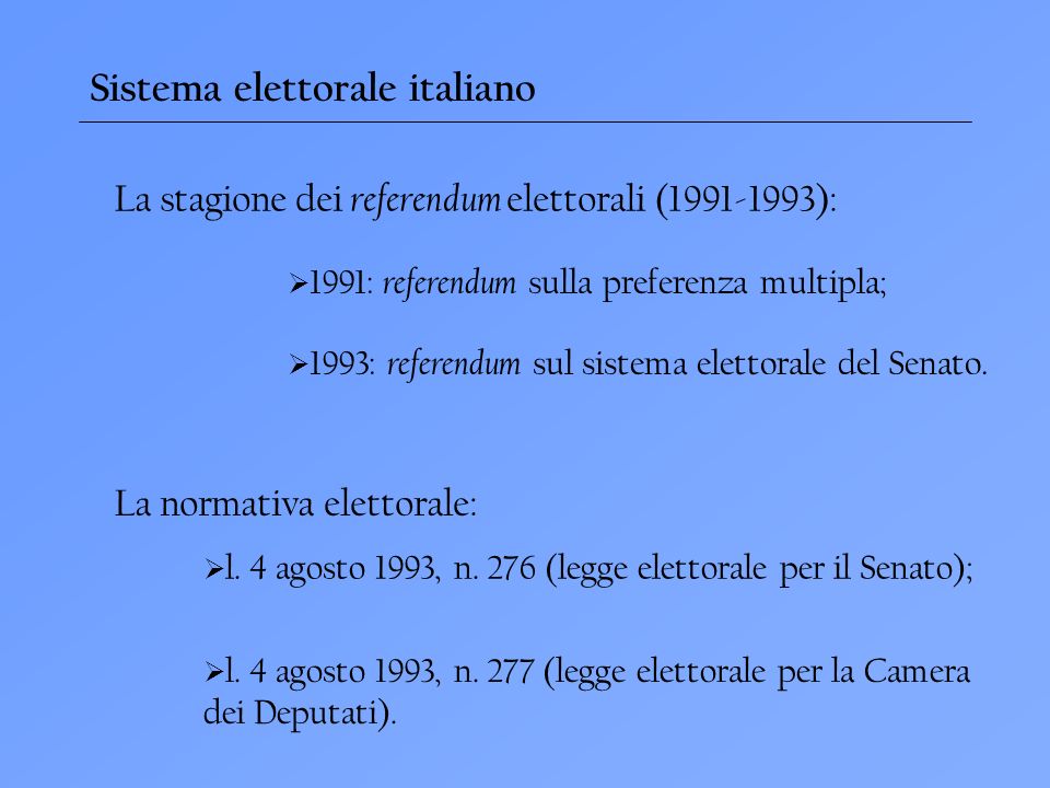 Sistema elettorale italiano