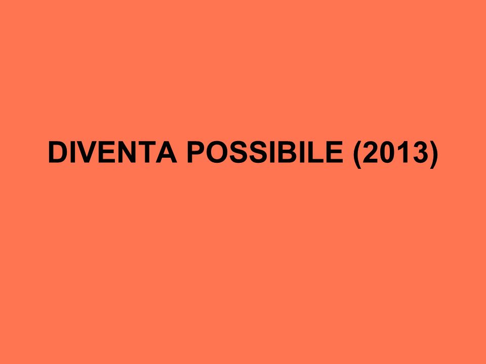 DIVENTA POSSIBILE (2013)