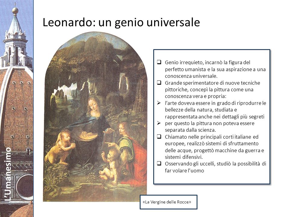 Leonardo: un genio universale