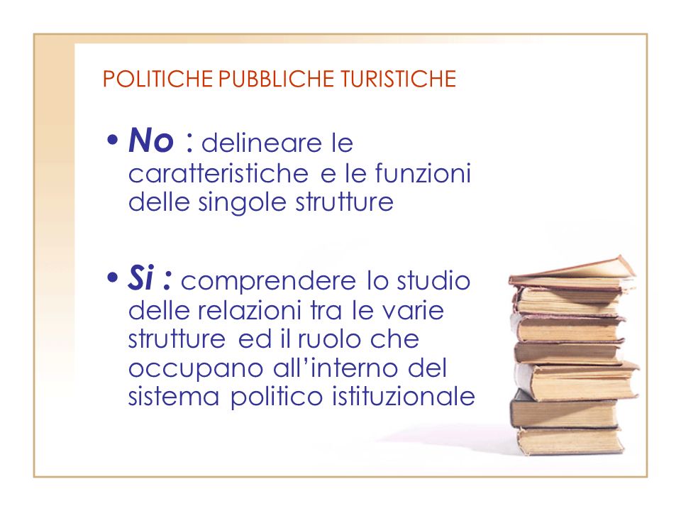 POLITICHE PUBBLICHE TURISTICHE