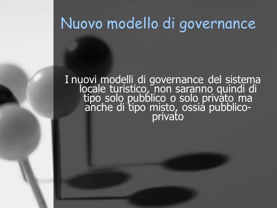 Nuovo modello di governance