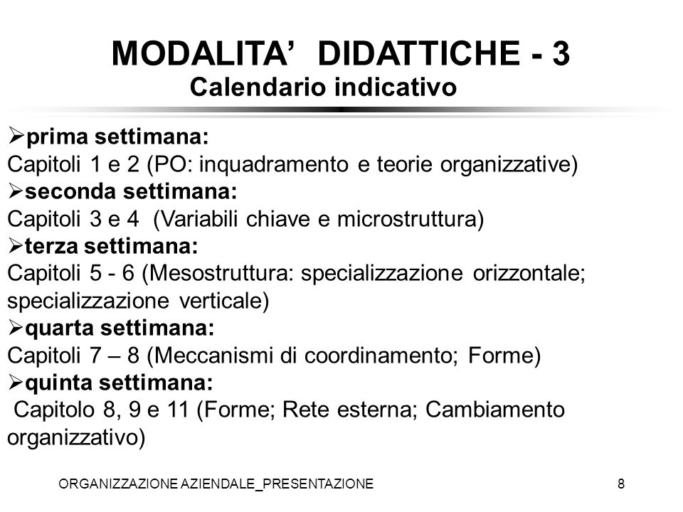 MODALITA’ DIDATTICHE - 3