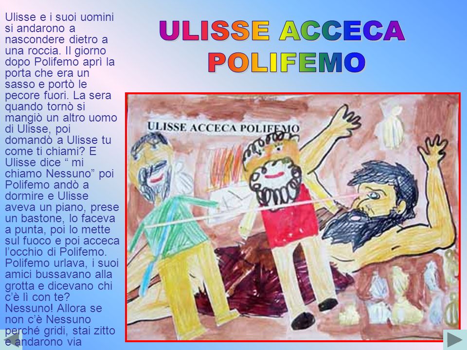 ULISSE ACCECA POLIFEMO