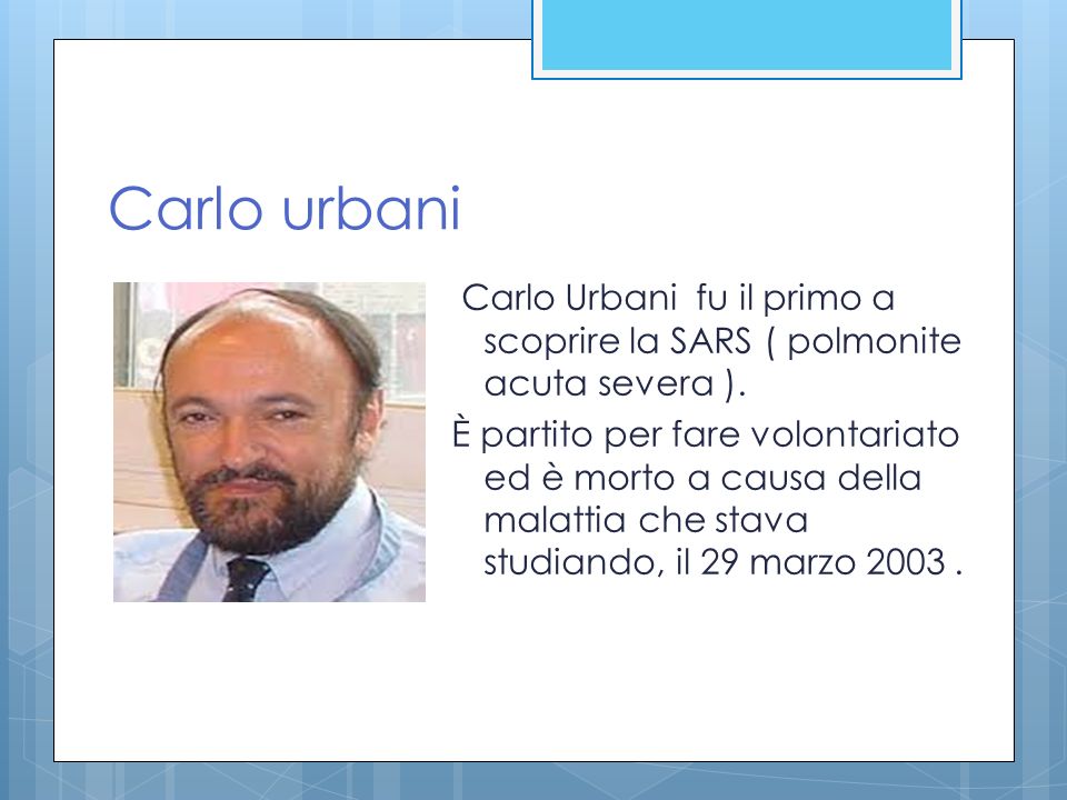 Carlo urbani