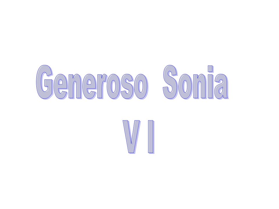 Generoso Sonia V I Generoso Sonia
