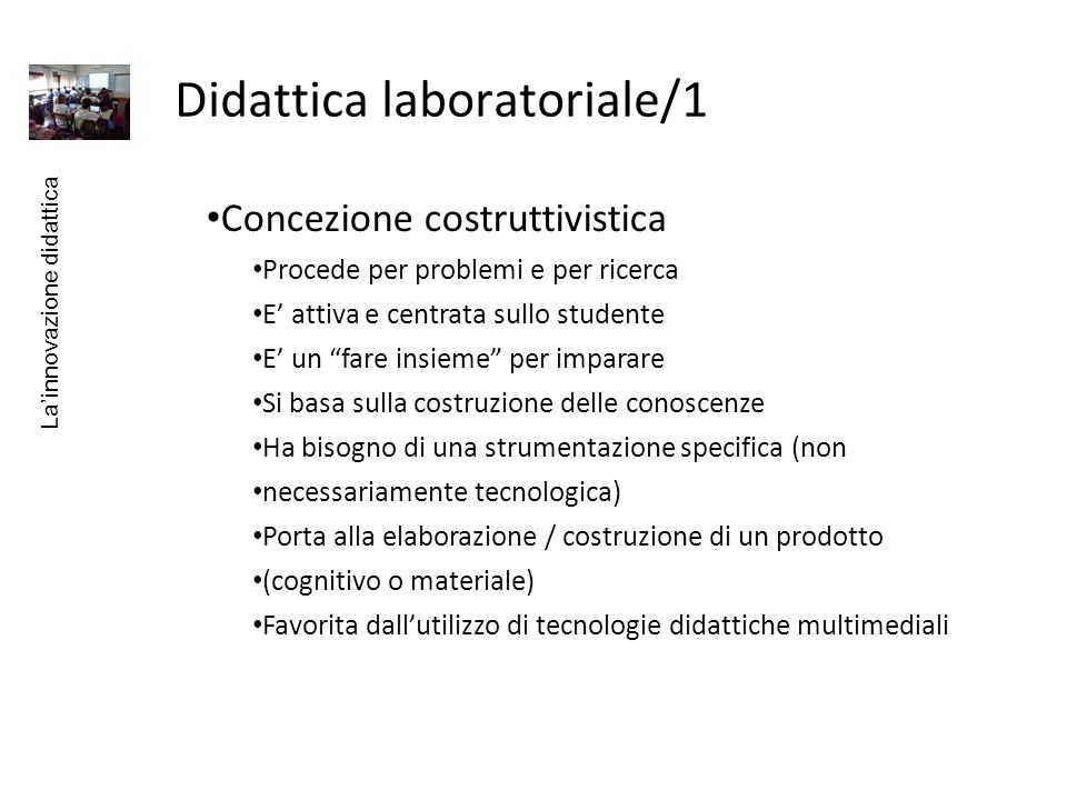 Didattica laboratoriale/1