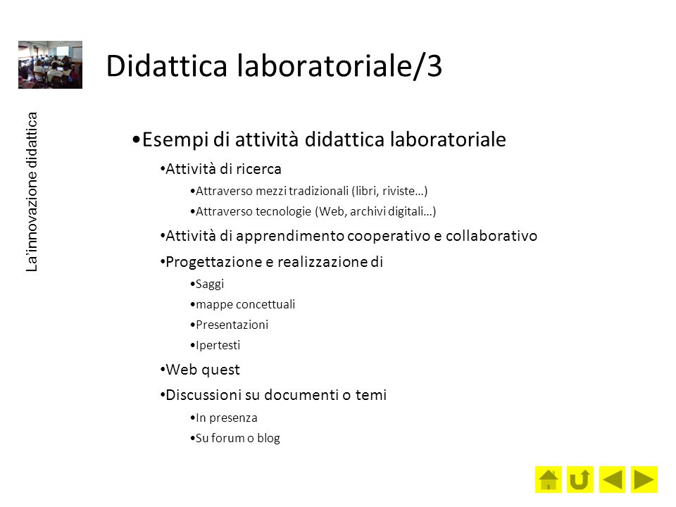 Didattica laboratoriale/3