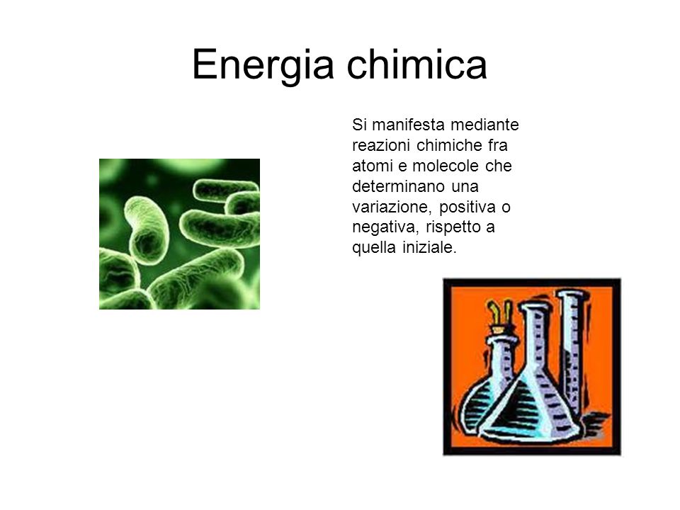 Energia chimica
