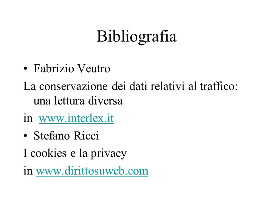 Bibliografia Fabrizio Veutro