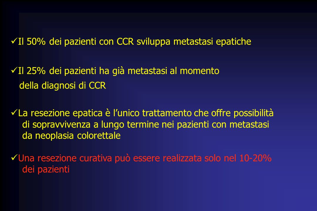 Metastasi Epatiche Da Neoplasie Del Colon Retto Ppt Video