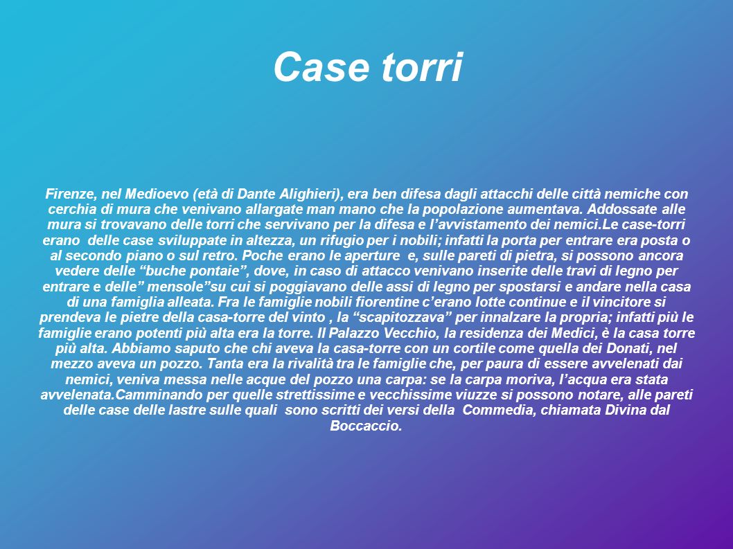 Case torri