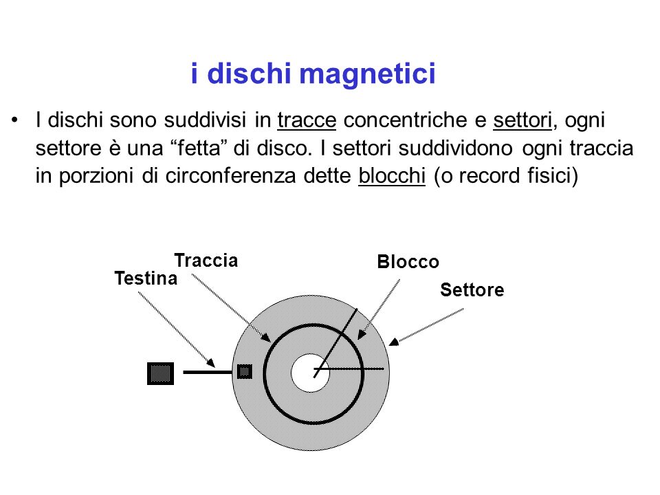 i dischi magnetici