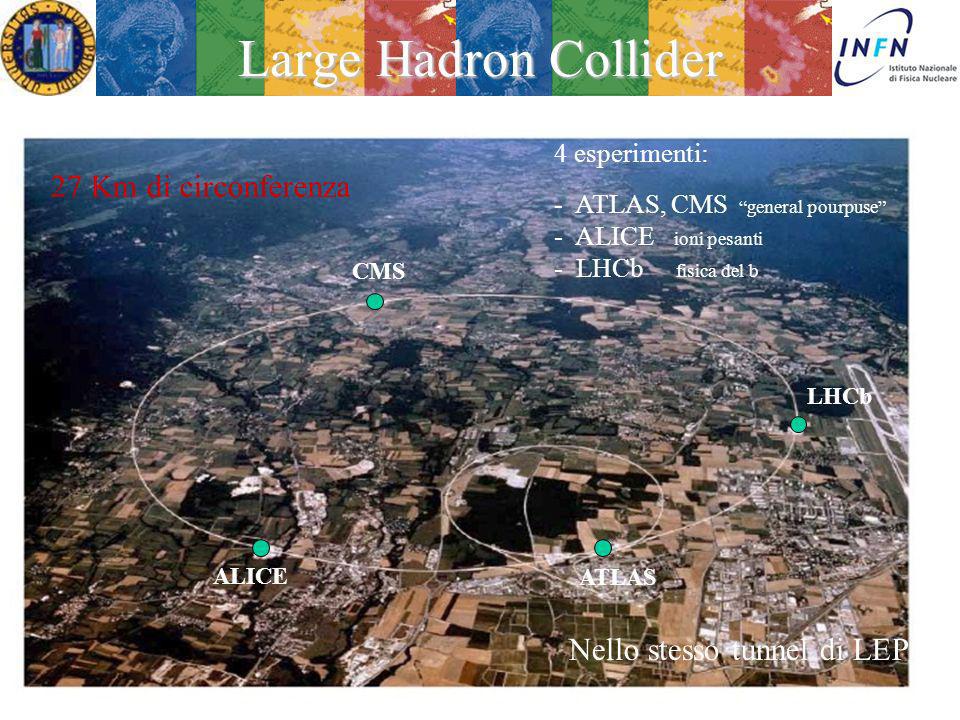Large Hadron Collider 27 Km di circonferenza