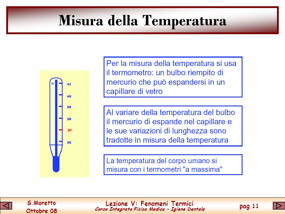 Misura della Temperatura