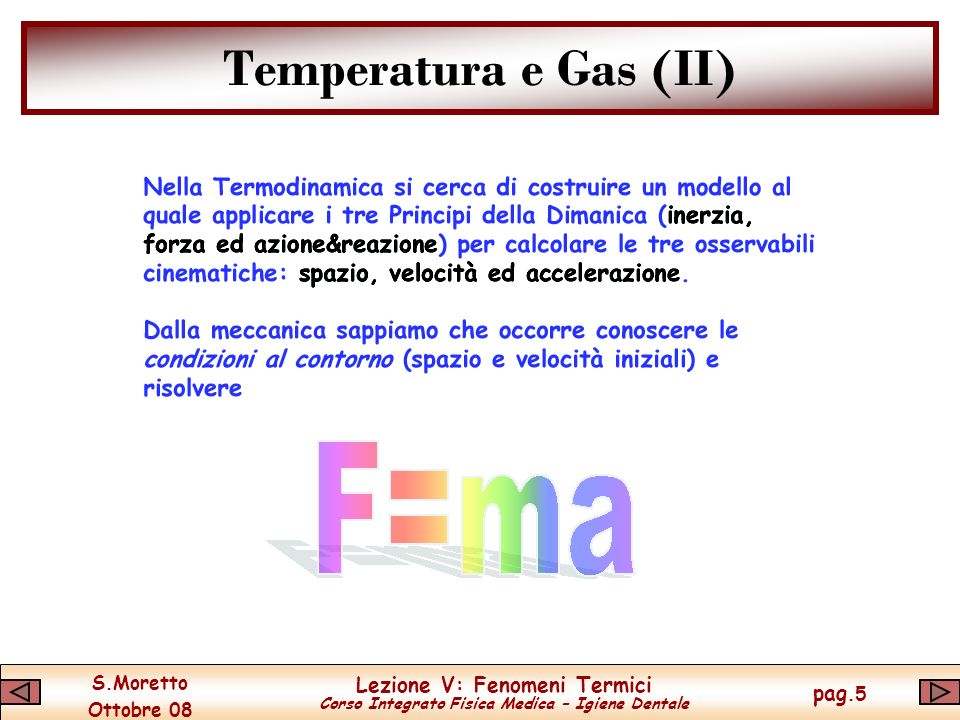 Temperatura e Gas (II)