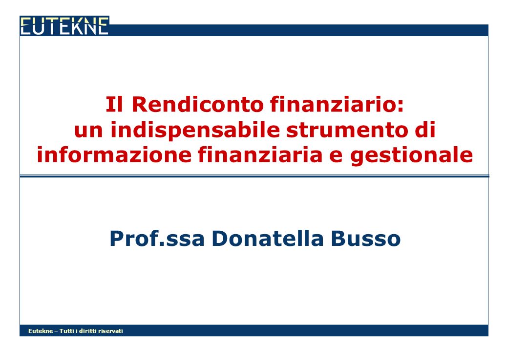 Prof.ssa Donatella Busso