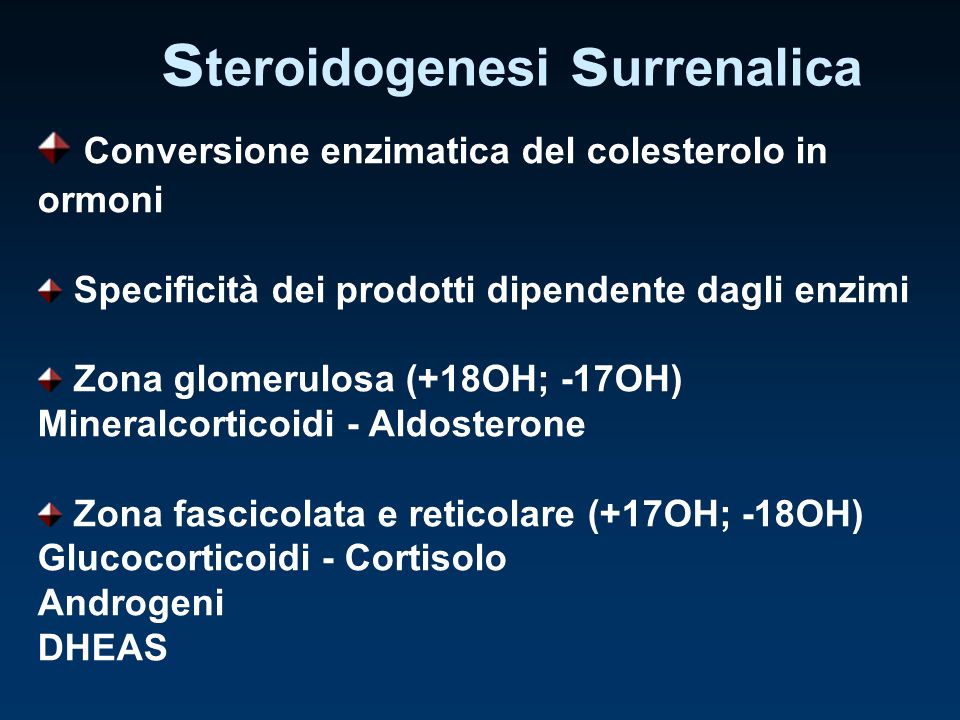 steroidogenesi surrenalica