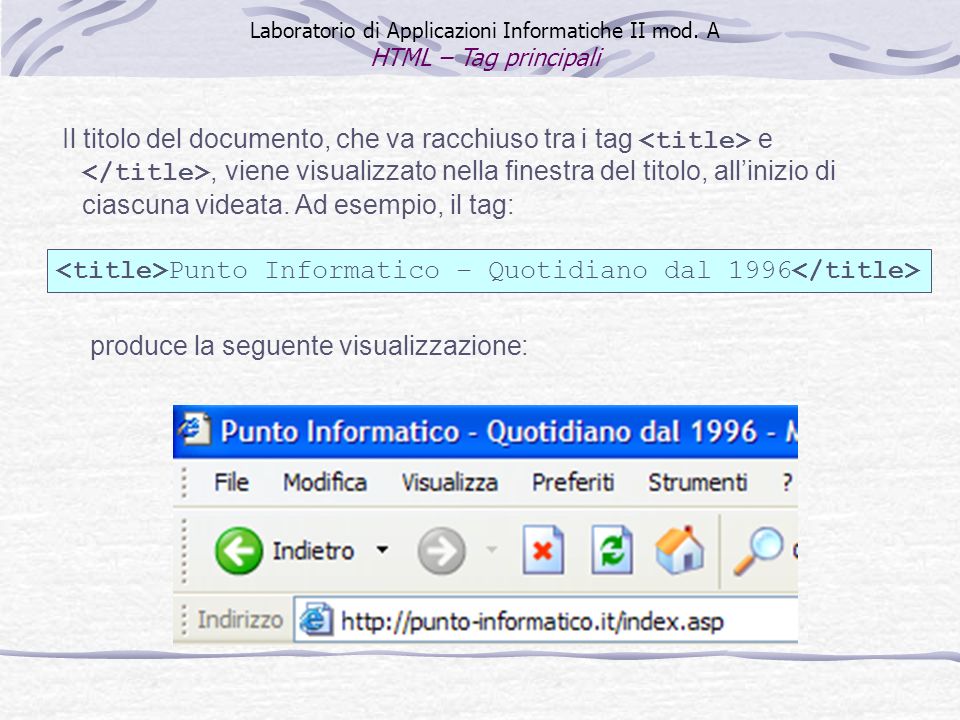 <title>Punto Informatico – Quotidiano dal 1996</title>