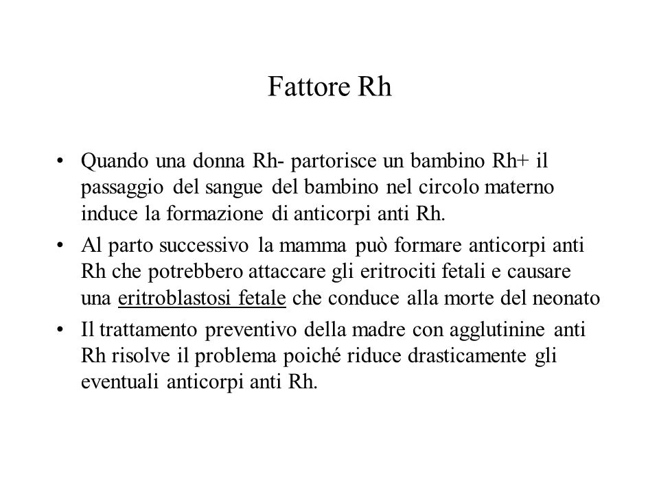 Fattore Rh