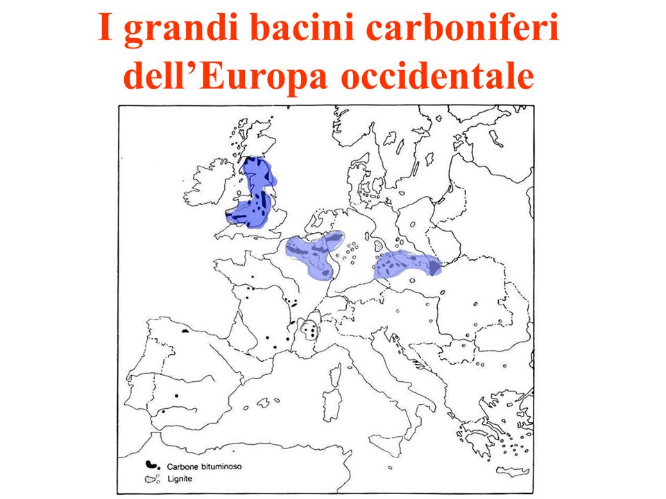 I grandi bacini carboniferi dell’Europa occidentale