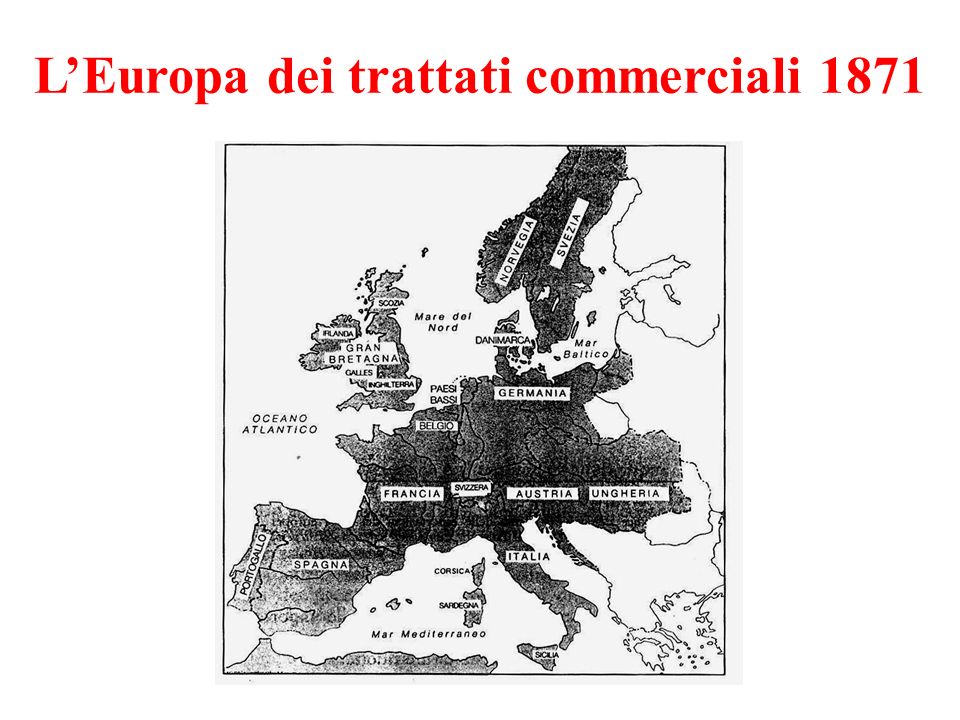 L’Europa dei trattati commerciali 1871