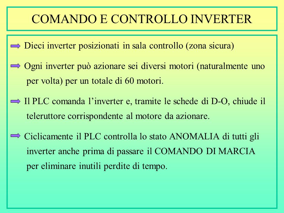 COMANDO E CONTROLLO INVERTER