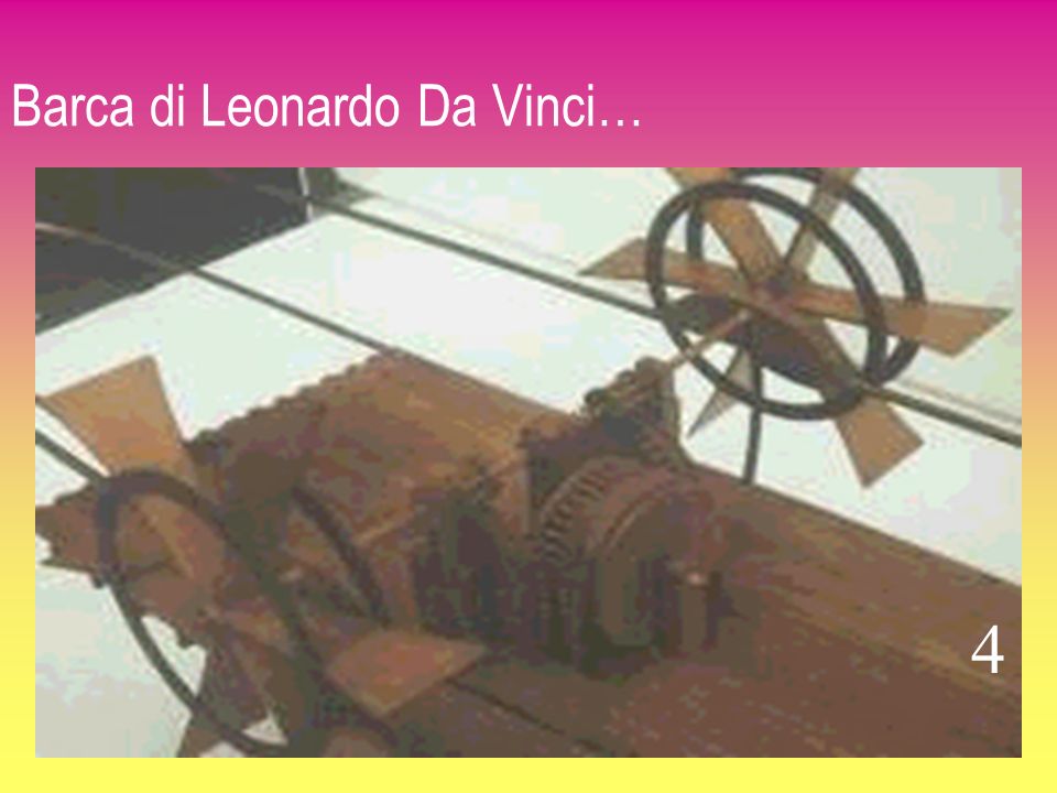 Barca di Leonardo Da Vinci…
