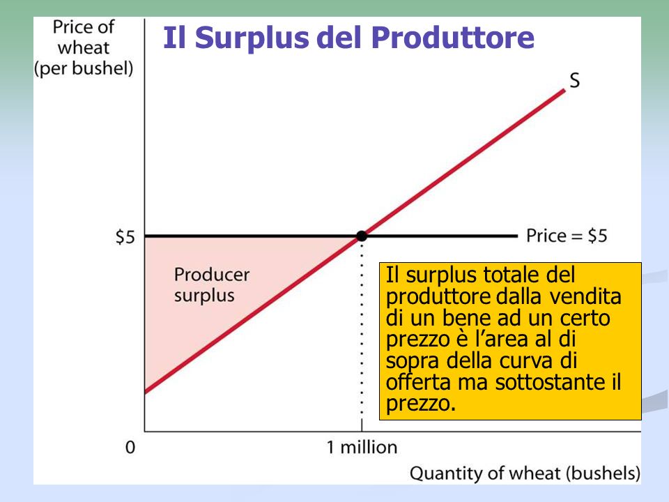 Il Surplus del Produttore