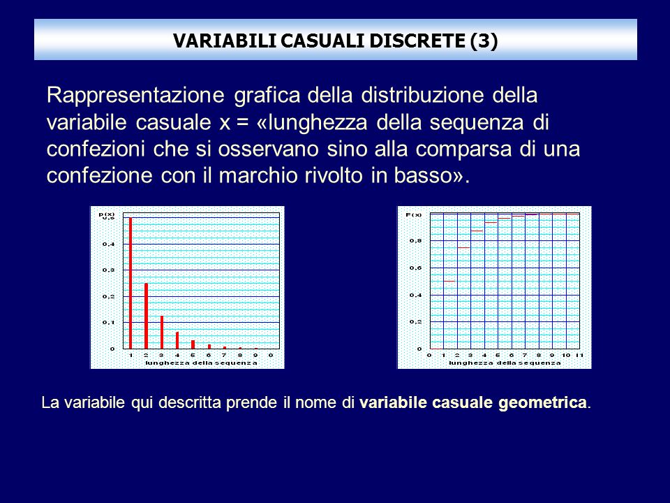 VARIABILI CASUALI DISCRETE (3)