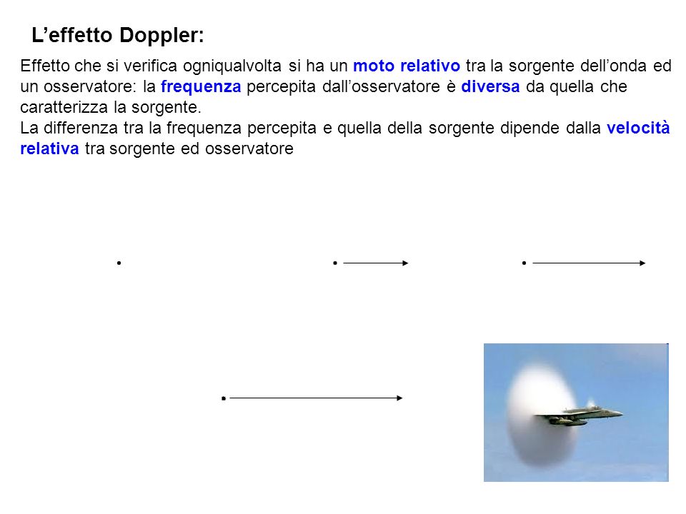 L’effetto Doppler: