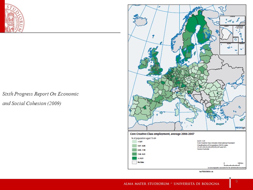 Sixth Progress Report On Economic and Social Cohesion (2009)