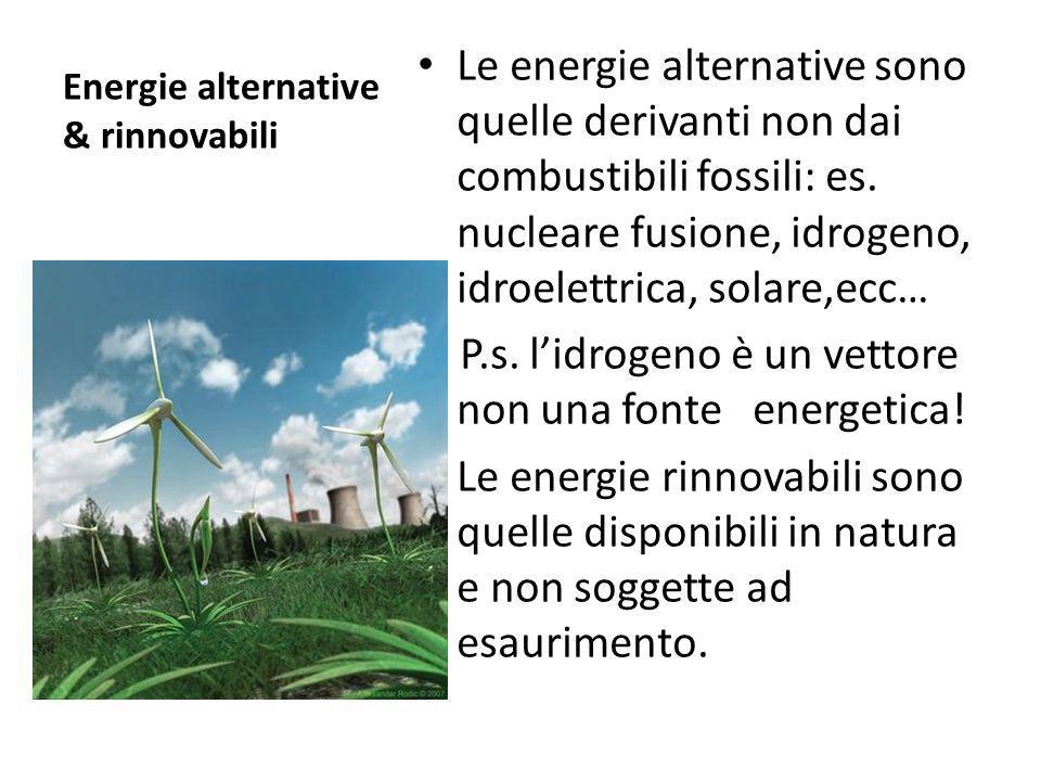 Energie alternative & rinnovabili