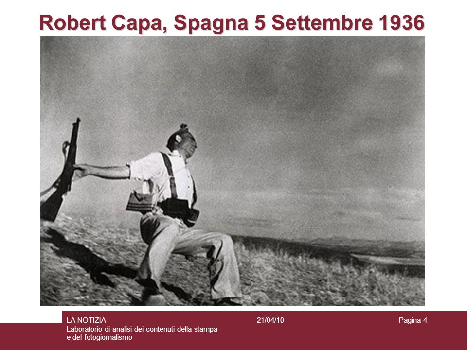 Robert Capa, Spagna 5 Settembre 1936