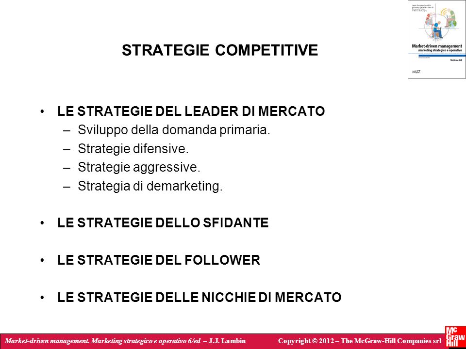 STRATEGIE COMPETITIVE