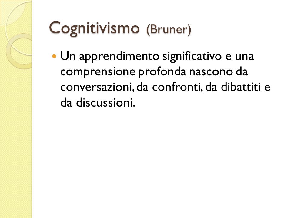 Cognitivismo (Bruner)