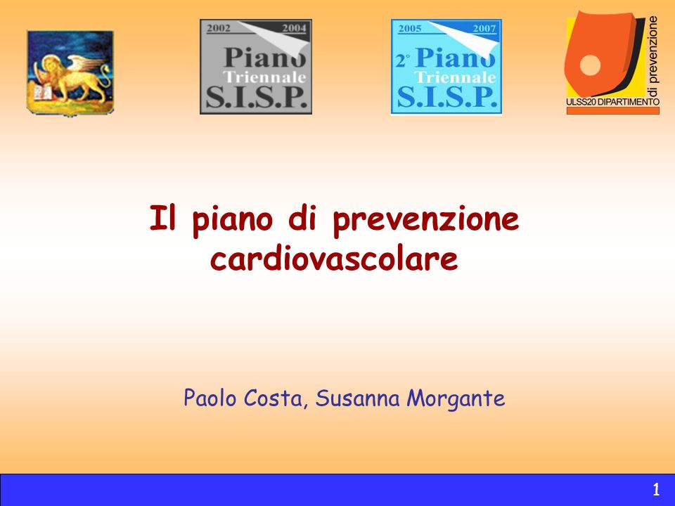 Il piano di prevenzione cardiovascolare