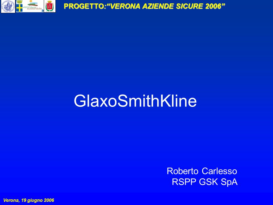 GlaxoSmithKline Roberto Carlesso RSPP GSK SpA