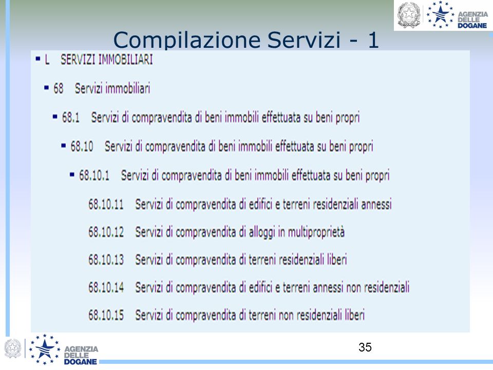 Compilazione Servizi - 1