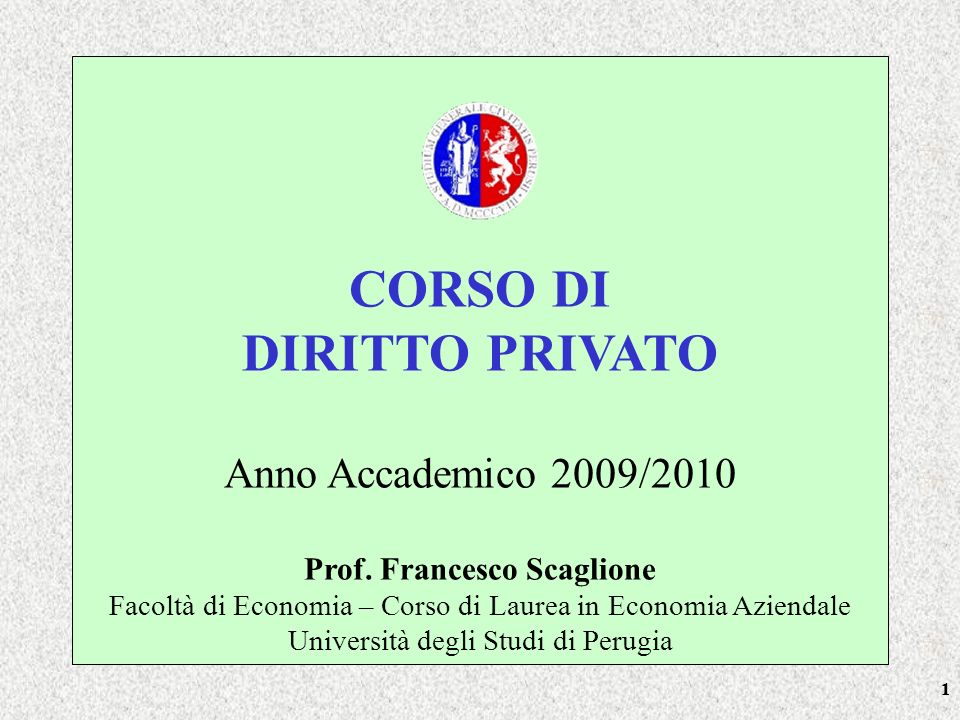 Prof. Francesco Scaglione
