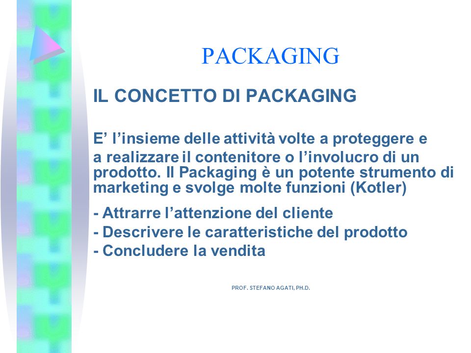 PACKAGING IL CONCETTO DI PACKAGING