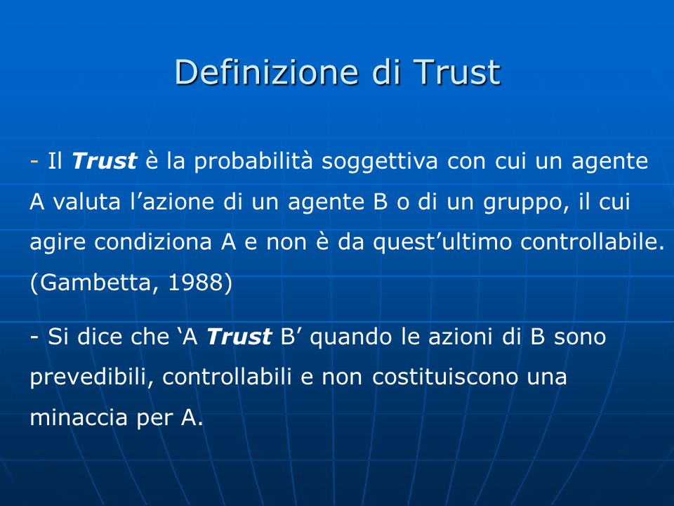 Definizione di Trust
