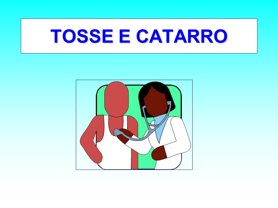 TOSSE E CATARRO
