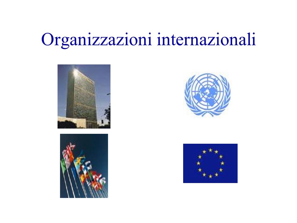 Organizzazioni internazionali
