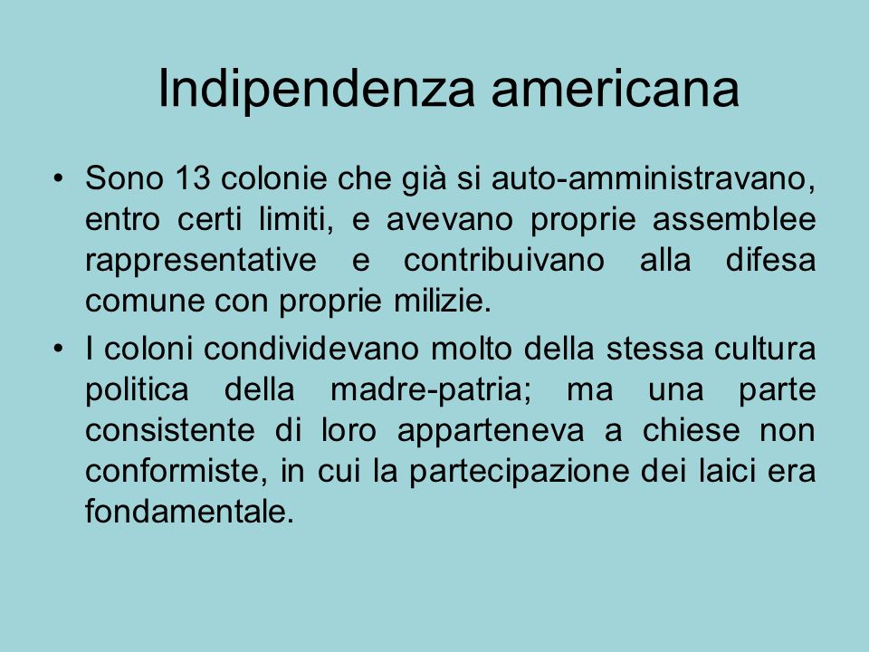 Indipendenza americana
