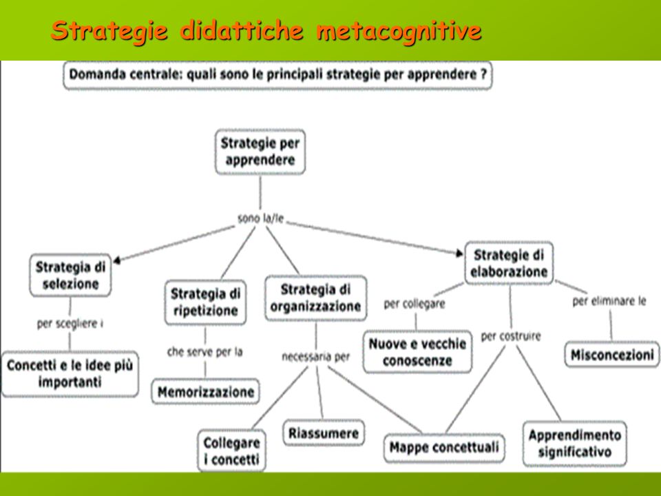 Strategie didattiche metacognitive