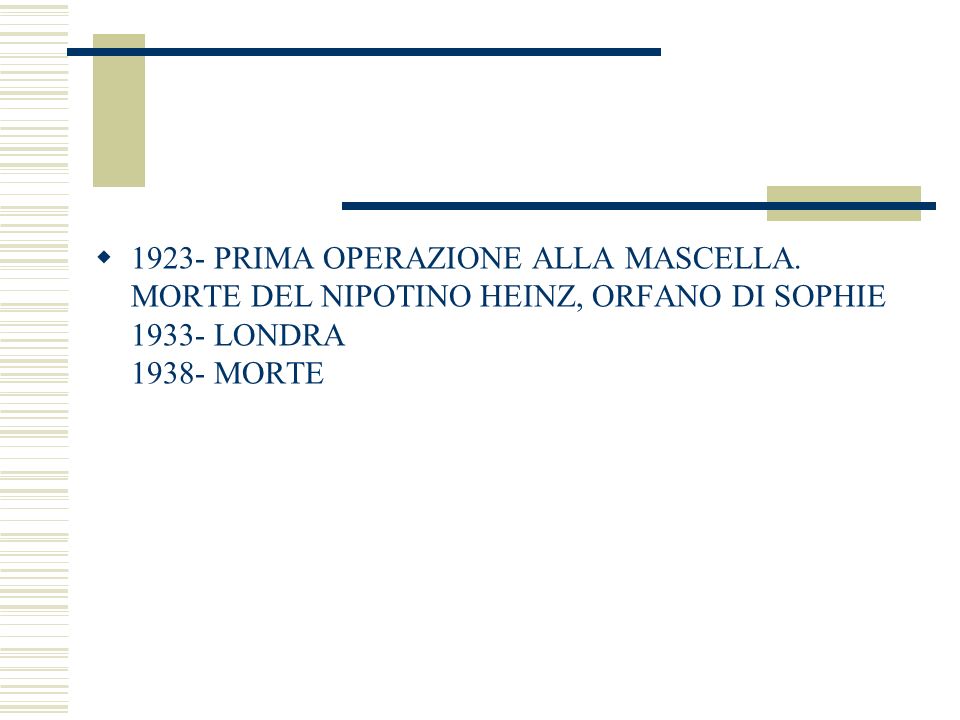 1923- PRIMA OPERAZIONE ALLA MASCELLA