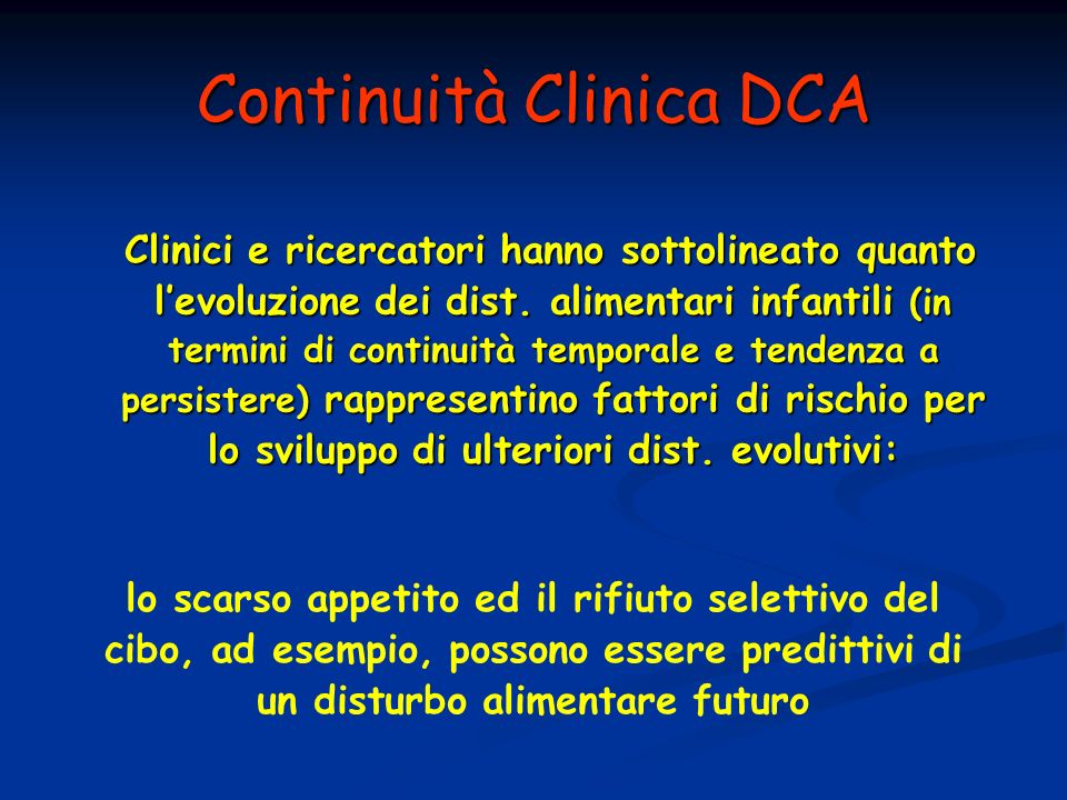 Continuità Clinica DCA
